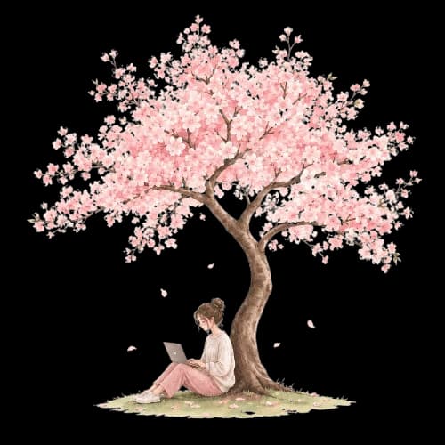Sakura tree illustration